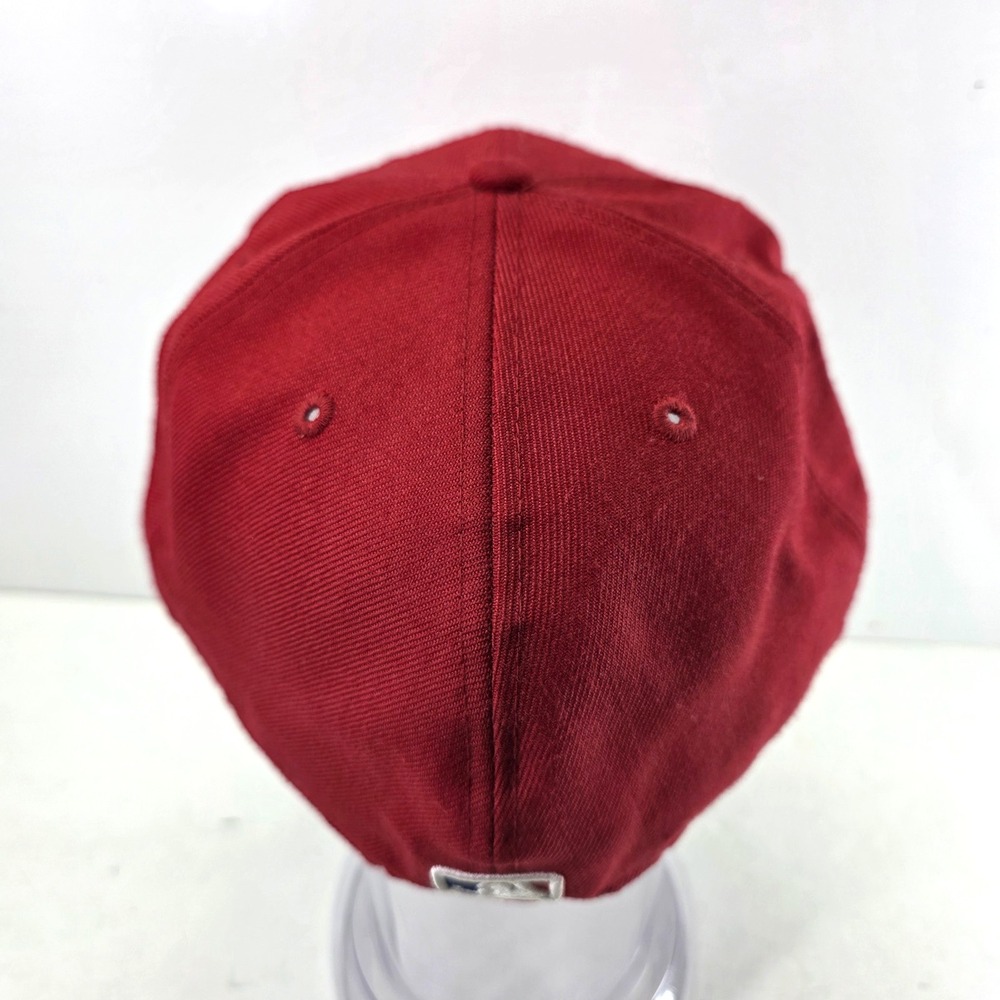Texas Rangers Red Snapback Hat Texas State Outline Adult Size 8, MLB New Era 59 - Picture 5 of 12